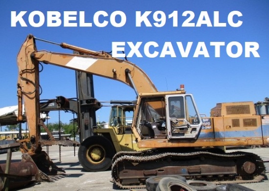 Kobelco K9132ALC Excavator 48" Bucket w/ Thumb Long Carry Mitsubishi Motor