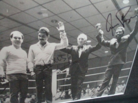 Alexis Arguello Signed Boxing Trunks