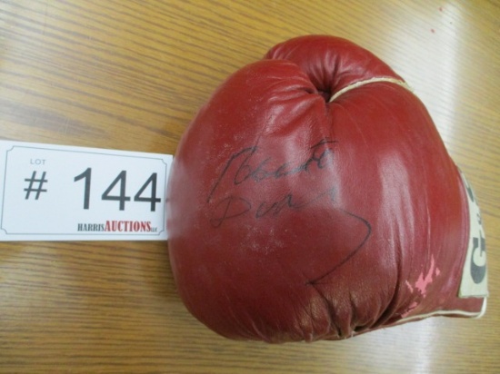 Roberto Duran Signed Boxing Glove