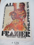 Joe Frazier Signed Ali/Frazier Showcard