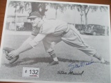 Stan Musial Signed Picture w/ COA