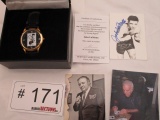 Jake LaMotta Watch and Picture Autograph 50 of 200