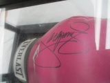 Manny Pacquiao Signed Boxing Glove w/ Picture in Case