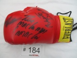 Roberto Duran and Macho Man Camacho Signed Boxing Glove