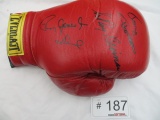 Roy Jones Jr, Leroy Neimann Signed Boxing Glove