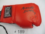 Roberto Duran Signed Boxing Glove