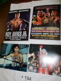 4 Autographs; Roy Jones Jr Program, Don King Program,