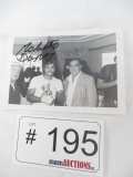 Roberto Duran and Angelo Dundee 5th St Gym Autographed Photo