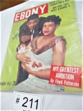 Ebony 1957 Floyd Patterson Autographed Magazine