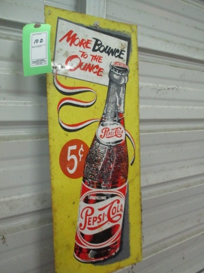 5 Cent Pepsi Metal Sign