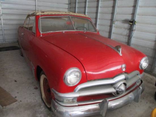 1950 Ford 2-Door Convertible, Flathead V-8, missing canvas top
