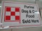 Purina Dog & Cat Food Sold Here Sign