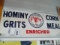 Hominy Grits Corn Meal Jim Dandy Sign
