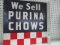We Sell Purina Chows Flange Sign