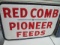 Red Comb Pioneer Feeds Sign 60