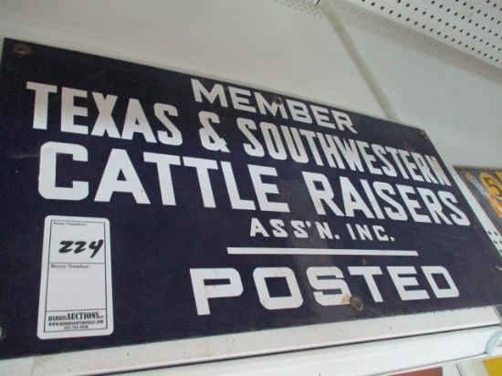 Member Texas & Southwestern Cattle Raisers Sign