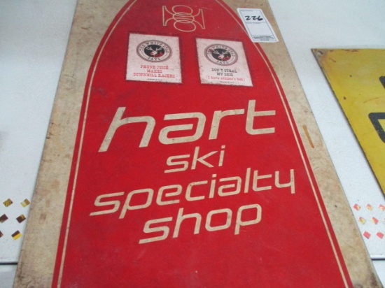 Hart Ski Specialty Shop Sign