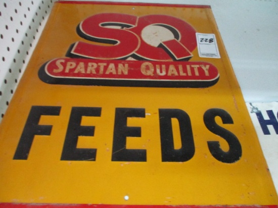 Spartan Quality Feeds Sign