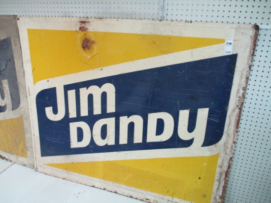 Jim Dandy Sign 60"x48" (2) HBC
