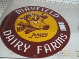 Mayfield Dairy Farms Round Sign