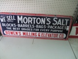 We Sell Morton's Salt Bowen's Milling & Elevator Co Sign