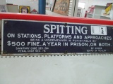Spitting Punishment Sign