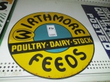 Wirthmore Feeds Round Sign