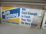 Jim Dandy We Care Enough to Feed your Pet the Very Best Sign