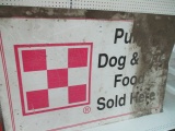 Purina Dog & Cat Food Sold Here Sign 48
