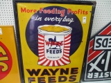 More Feeding Profits in Every Bag Wayne Feeds Sign 48