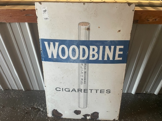 Woodbine Cigarettes Vintage Porcelain Sign