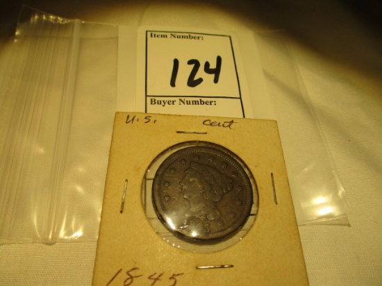 1845 1 Cent
