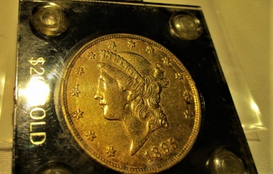 1895 US 20 Dollar Gold Coin