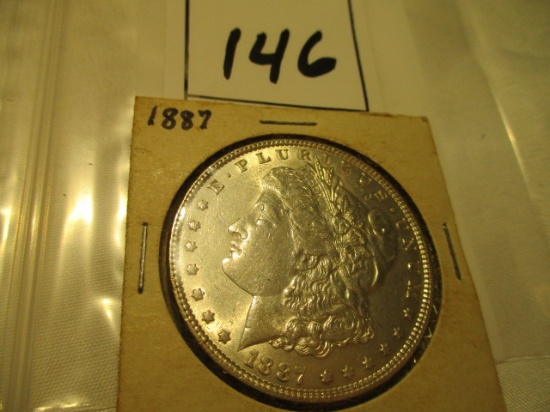 1887 Morgan Silver Dollar MS60