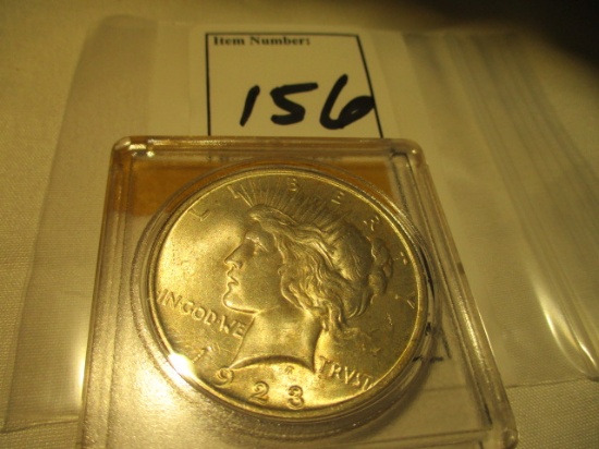 1923 Peace Dollar MS60