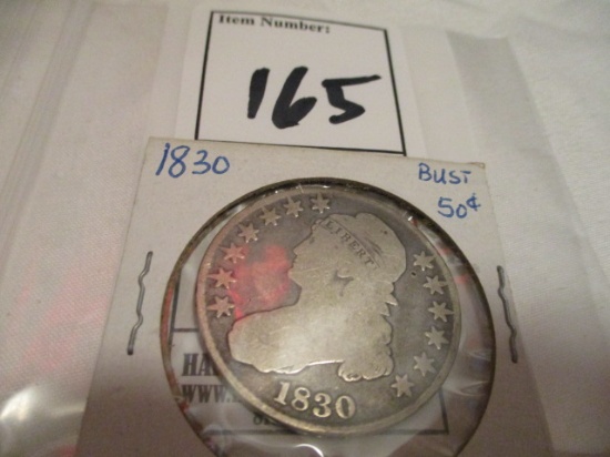 1830 Bust 50 Cent Piece