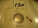1873 US 3 cent piece