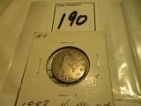 1883 V 5 Cent XF