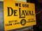 We Use De Laval Sign
