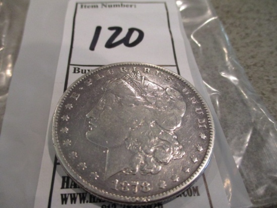 1878 S Morgan Dollar VG