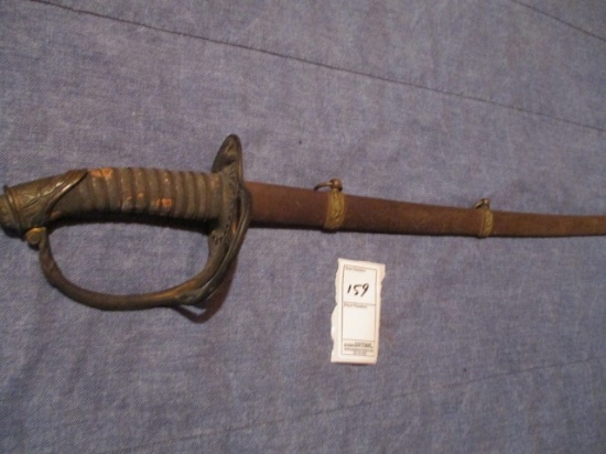 Vintage Sword Metal Sheath Star