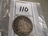 1854 O Half Dollar