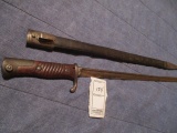 Wood Handle Bayonet Leather Sheath (FR.FURT)
