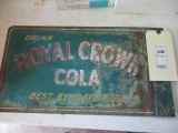 Drink Royal Crown Cola Double Sided Sign