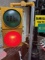 Red and Green Traffic Light w/ Pedestal