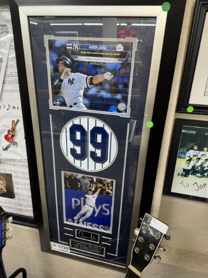 Aaron Judge Signed Shadowbox