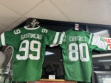NY Jets 2 Signed Jerseys Gastineau and Chrebet w/ COA