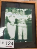Ted Williams and Mickey Mantle Signed Poster