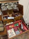 Oak Riverboat Gambler's Carrying Case