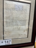 King of Spain Edict Dated 1796